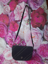 Charger l'image dans la galerie, Sac vintage Léa - Pierre Cardin. Noir et gris. Made in France