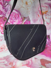 Charger l'image dans la galerie, Sac vintage Léa - Pierre Cardin. Noir et gris. Made in France