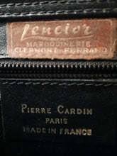 Charger l'image dans la galerie, Sac vintage Léa - Pierre Cardin. Noir et gris. Made in France