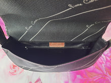 Charger l'image dans la galerie, Sac vintage Léa - Pierre Cardin. Noir et gris. Made in France