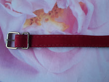 Charger l'image dans la galerie, Ceinture vintage Lydia - Nœud plat bordeaux. Taille unique.