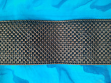 Charger l'image dans la galerie, Ceinture vintage Louise - Grosse boucle. Élastiquée marron. T 80. Made in France.