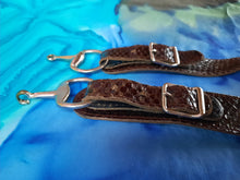 Charger l'image dans la galerie, Ceinture vintage Manu - Reptile véritable écailles marron. T 80