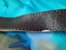 Charger l'image dans la galerie, Ceinture vintage Manu - Reptile véritable écailles marron. T 80
