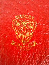 Charger l'image dans la galerie, Ceinture vintage Annaë - Cuir rouge. Gucci. Taille XS, 70. Fabrication Italienne
