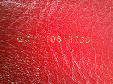 Charger l'image dans la galerie, Ceinture vintage Annaë - Cuir rouge. Gucci. Taille XS, 70. Fabrication Italienne