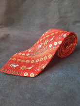 Charger l'image dans la galerie, Cravate Hermès Paris - 100 % soie. Made in France.