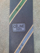 Charger l'image dans la galerie, Cravate Céline Paris. Pure soie. Fabriqué en Espagne.