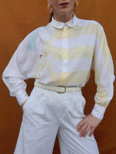Charger l'image dans la galerie, Chemisier vintage Bertille - Manches chauve-souris. Taille M, 38, 40. Mario Nuccy Ceccoui