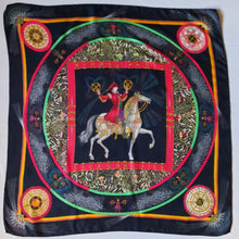 Charger l'image dans la galerie, Carré de soie Clara - Hermès. "Feux d'artifice" 1987. Édition limitée. 90 X 90
