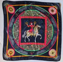 Charger l'image dans la galerie, Carré de soie Clara - Hermès. "Feux d'artifice" 1987. Édition limitée. 90 X 90