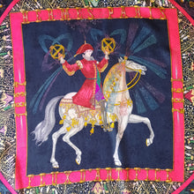 Charger l'image dans la galerie, Carré de soie Clara - Hermès. "Feux d'artifice" 1987. Édition limitée. 90 X 90