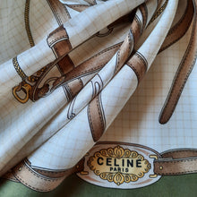 Charger l'image dans la galerie, Carré de soie Leslee - Céline. Brides et mors. 75 X 75