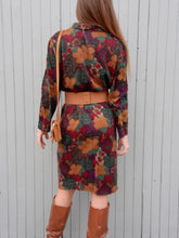 Charger l'image dans la galerie, Robe vintage Carmen - Col boutonné. Imprimé floral. Taille M, 38, 40. Bernard Claveril.