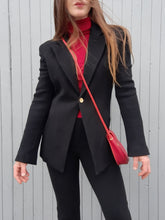 Charger l'image dans la galerie, Ensemble "Seconde" Nana - Blazer et pantalon noirs Bazar de Christian Lacroix. Taille S, 36, 38. Made in France.