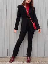 Charger l'image dans la galerie, Ensemble "Seconde" Nana - Blazer et pantalon noirs Bazar de Christian Lacroix. Taille S, 36, 38. Made in France.
