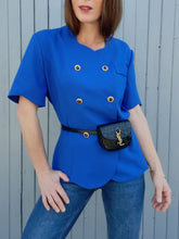 Charger l'image dans la galerie, Blazer vintage Garance - Double boutonnage. Taille XL, 42, 44. Made in France