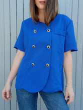 Charger l'image dans la galerie, Blazer vintage Garance - Double boutonnage. Taille XL, 42, 44. Made in France