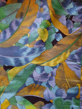 Charger l'image dans la galerie, Blazer vintage Mélanie - Imprimé feuillage. Taille S, 36, 38. Made in France.