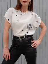 Charger l'image dans la galerie, Blouse vintage Bianca - Pierrot et pois. Taille XL, 42, 44. Louis Féraud.