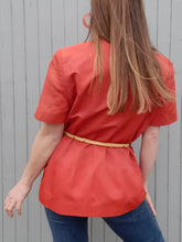 Charger l'image dans la galerie, Blazer vintage Ursule - Rouille. Taille L, 40, 42. Carbone. Made in France