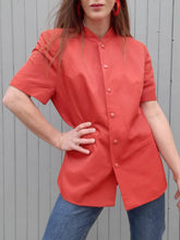 Charger l'image dans la galerie, Blazer vintage Ursule - Rouille. Taille L, 40, 42. Carbone. Made in France
