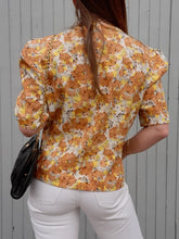Charger l'image dans la galerie, Blazer vintage Kelly - Imprimé floral. Taille XXL, 44, 46. Weinberg Paris. Made in France