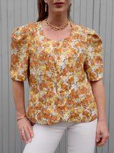 Charger l'image dans la galerie, Blazer vintage Kelly - Imprimé floral. Taille XXL, 44, 46. Weinberg Paris. Made in France