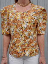 Charger l'image dans la galerie, Blazer vintage Kelly - Imprimé floral. Taille XXL, 44, 46. Weinberg Paris. Made in France