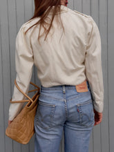 Charger l'image dans la galerie, Blazer vintage Jeanne - Blanc cassé. Fermeture croisée à double boutonnage. Taille M, 38, 40. Made in France