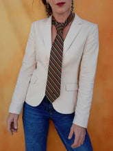 Charger l'image dans la galerie, Cravate Chanel. Soie et coton. Made in Italy. N° 1113