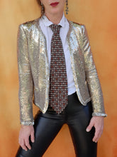 Charger l'image dans la galerie, Cravate Yves Saint Laurent Paris. 100 % soie. Made in Italy.