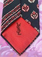 Charger l'image dans la galerie, Cravate Yves Saint Laurent Paris. 100 % soie. Made in Italy