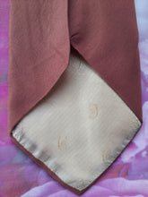 Charger l'image dans la galerie, Cravate Cerruti 1881 Paris. Marron rosé. 100 % pure soie. Made in Italy