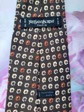 Charger l'image dans la galerie, Cravate Yves Saint Laurent Paris. 100 % soie. Made in Italy.