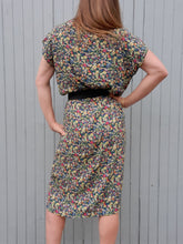 Charger l'image dans la galerie, Ensemble vintage Maggie - Jupe & haut fleuri. Taille M, 38, 40. Carole Richard.