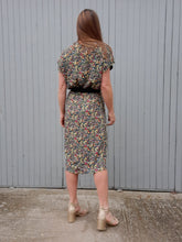 Charger l'image dans la galerie, Ensemble vintage Maggie - Jupe & haut fleuri. Taille M, 38, 40. Carole Richard.
