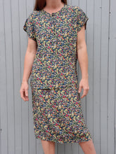 Charger l'image dans la galerie, Ensemble vintage Maggie - Jupe & haut fleuri. Taille M, 38, 40. Carole Richard.