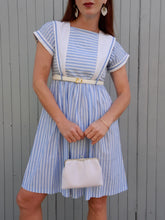 Charger l'image dans la galerie, Robe vintage Philomène - Marinière. Taille S, 36, 38