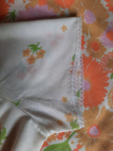 Charger l'image dans la galerie, Chemise de nuit vintage - Jaune fleurie. Taille L, 40, 42. Made in France.