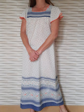 Charger l'image dans la galerie, Chemise de nuit vintage - Manches volantées. Taille M, 38, 40.