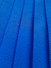 Charger l'image dans la galerie, Jupe culotte vintage Anna - Plissé permanent bleu électrique. Taille S, 36, 38. Made in France.