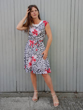 Charger l'image dans la galerie, Ensemble vintage Leslee - Veste fine et robe fleurie. Taille M, 38, 40