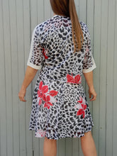 Charger l'image dans la galerie, Ensemble vintage Leslee - Veste fine et robe fleurie. Taille M, 38, 40
