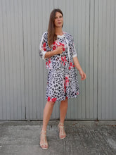 Charger l'image dans la galerie, Ensemble vintage Leslee - Veste fine et robe fleurie. Taille M, 38, 40