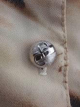 Charger l'image dans la galerie, Chemisette vintage Jenn - Imprimé Animalier. Taille L, 40, 42. Marron, beige et noir.