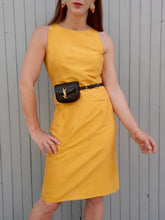 Charger l'image dans la galerie, Ensemble vintage Julie - Soie jaune tournesol. Taille S, 36, 38. Renato Nucci. Made in France