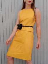 Charger l'image dans la galerie, Ensemble vintage Julie - Soie jaune tournesol. Taille S, 36, 38. Renato Nucci. Made in France