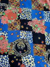 Charger l'image dans la galerie, Chemisier vintage Lili - A carreaux bariolés. Taille XXL, 44, 46. Damart.