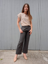 Charger l'image dans la galerie, Pantalon vintage Maëlle - Yves Saint Laurent. Rayures rouges. Taille S, 36, 38